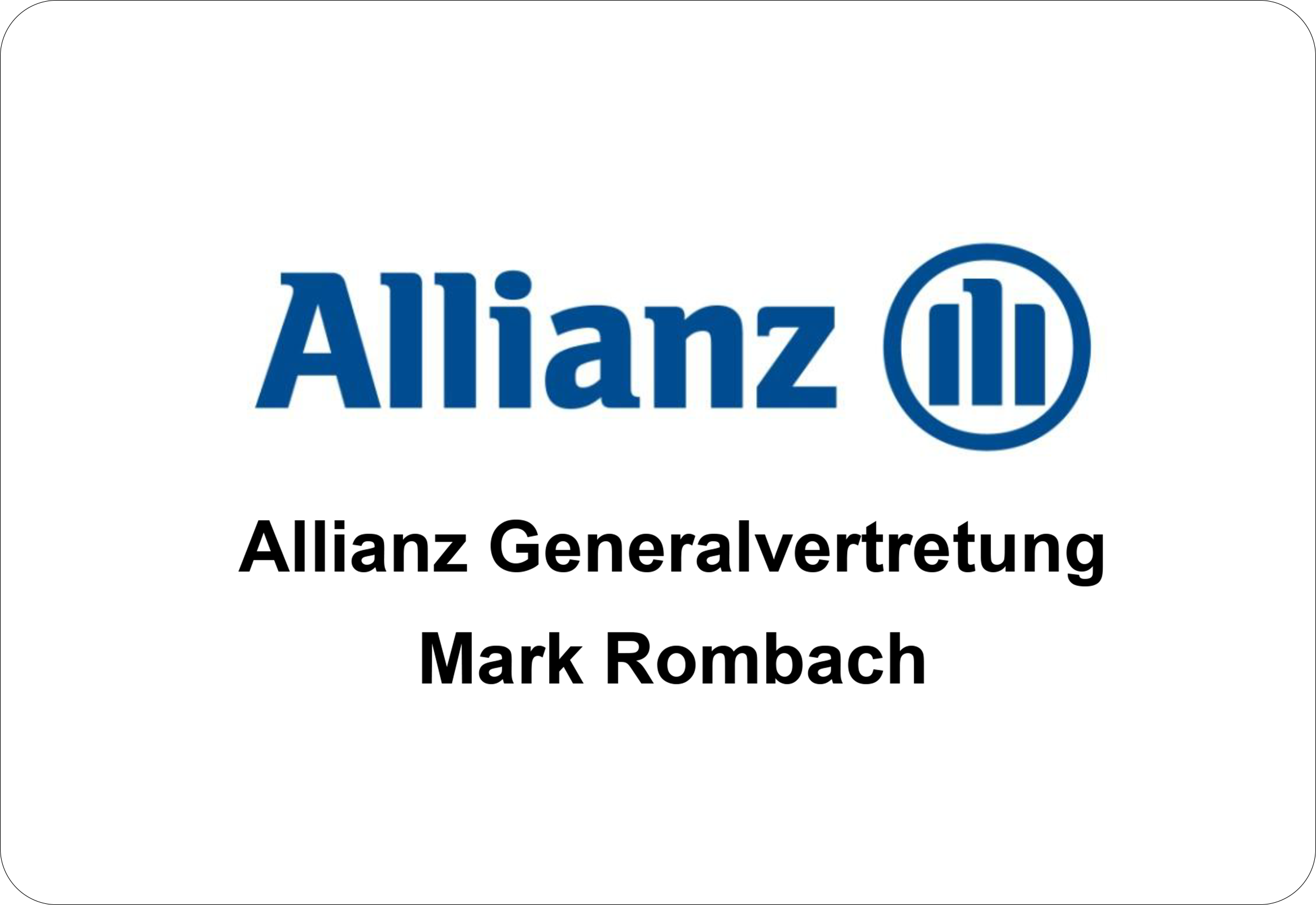 Allianz Versicherung Rombach